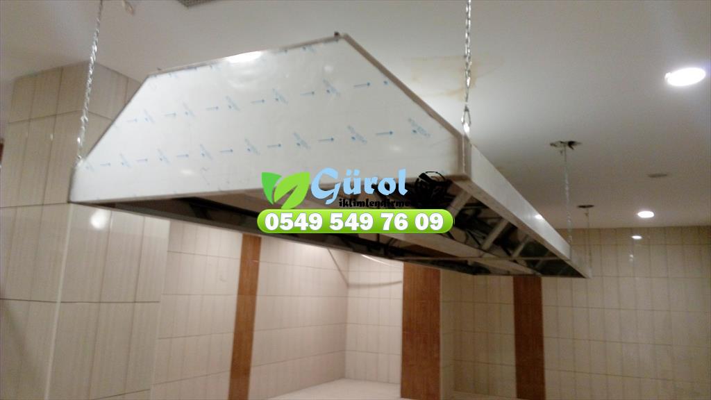   Esmatik Ankara havalandırma sistemleri endüstriyel mutfak inox paslanmaz krom evyeli mutfak tezgahı çalışma tezgahı davlumbaz 0549 549 76 09