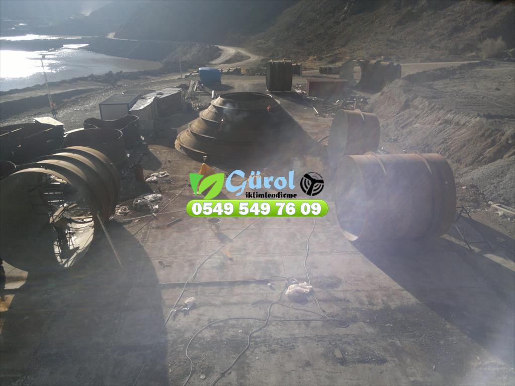 Cebri boru redüksiyon revizyonu baraj ekipmanları montaj