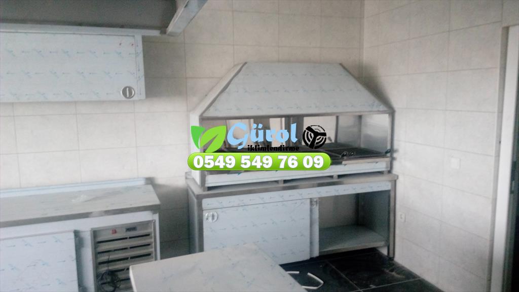   Havalandırma sistemi bağlantısı Ankara galvaniz sac davlumbaz evyeli tezgah çalışma tezgahı 0549 549 76 09