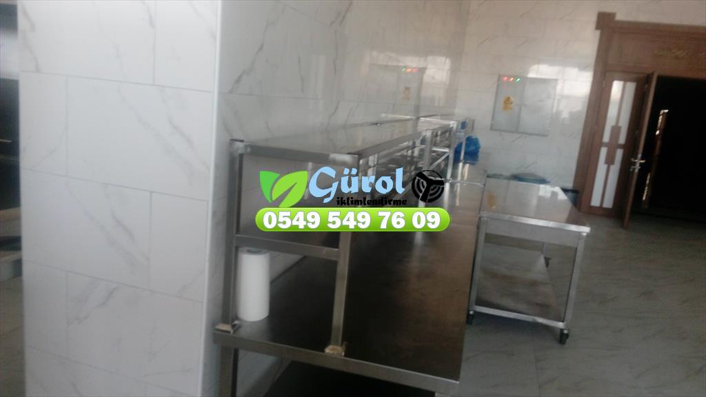   Esmatik Ankara esmatik baca salyangozu rüzgar gülü havalandırma krom davlumbaz evyeli tezgah paslanmaz 0549 549 76 09