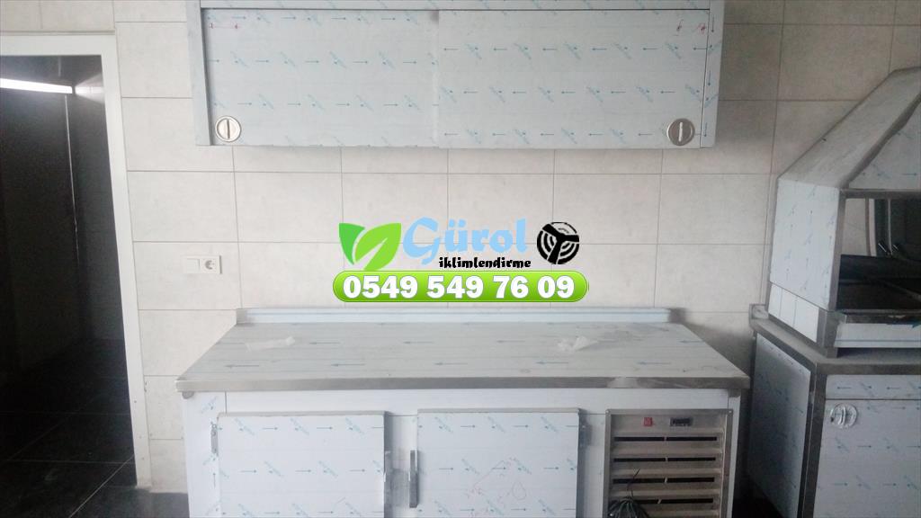   Endüstriyel İnox mutfak ekipmanları krom galvaniz davlumbaz havalandırma sistemleri aspiratör Ankara esmatik çift cidarlı baca evyeli tezgah çalışma tezgahı 0549 549 76 09