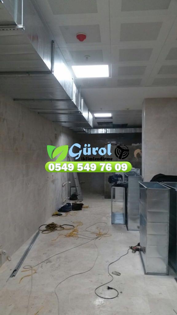   Endüstriyel mutfak inox ürünleri davlumbaz lı içi tuğlalı paslanmaz malzeme olarak üretilir havalandırma sistemleri 0549 549 76 09