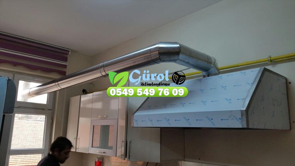   Ankara esmatik Rüzgar Gülü baca salyangozu ankara havalandırma sistemleri baca çift cidarlı baca Ankara evyeli tezgah krom paslanmaz İnox galvaniz davlumbaz evyeli tezgah 0549 549 76 09