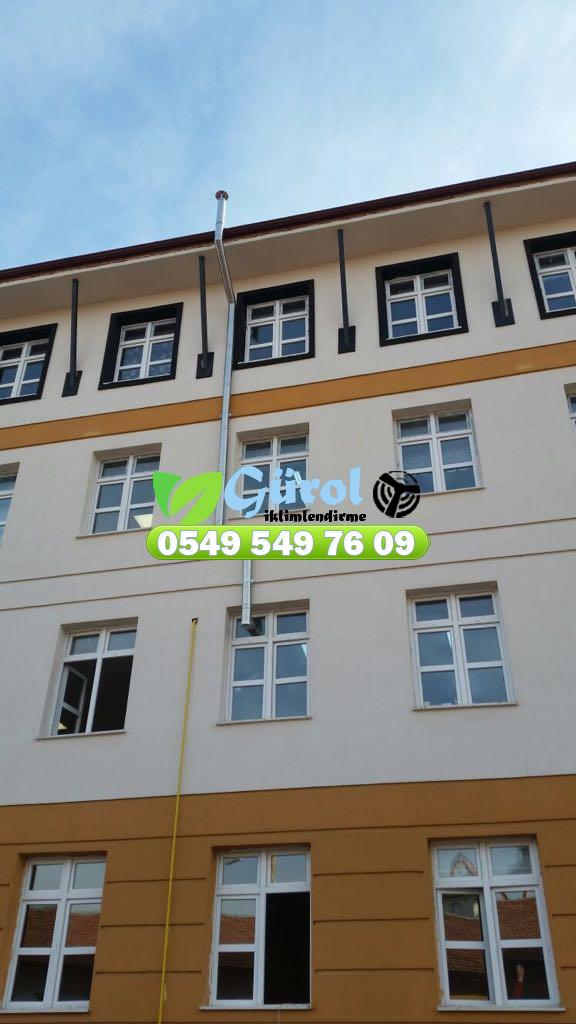   Ankara baca çift evyeli tezgah çalışma tezgahı esmatik rüzgar gülü baca salyangozu davlumbaz havalandırma sistemleri kanalı baca 0549 549 76 09