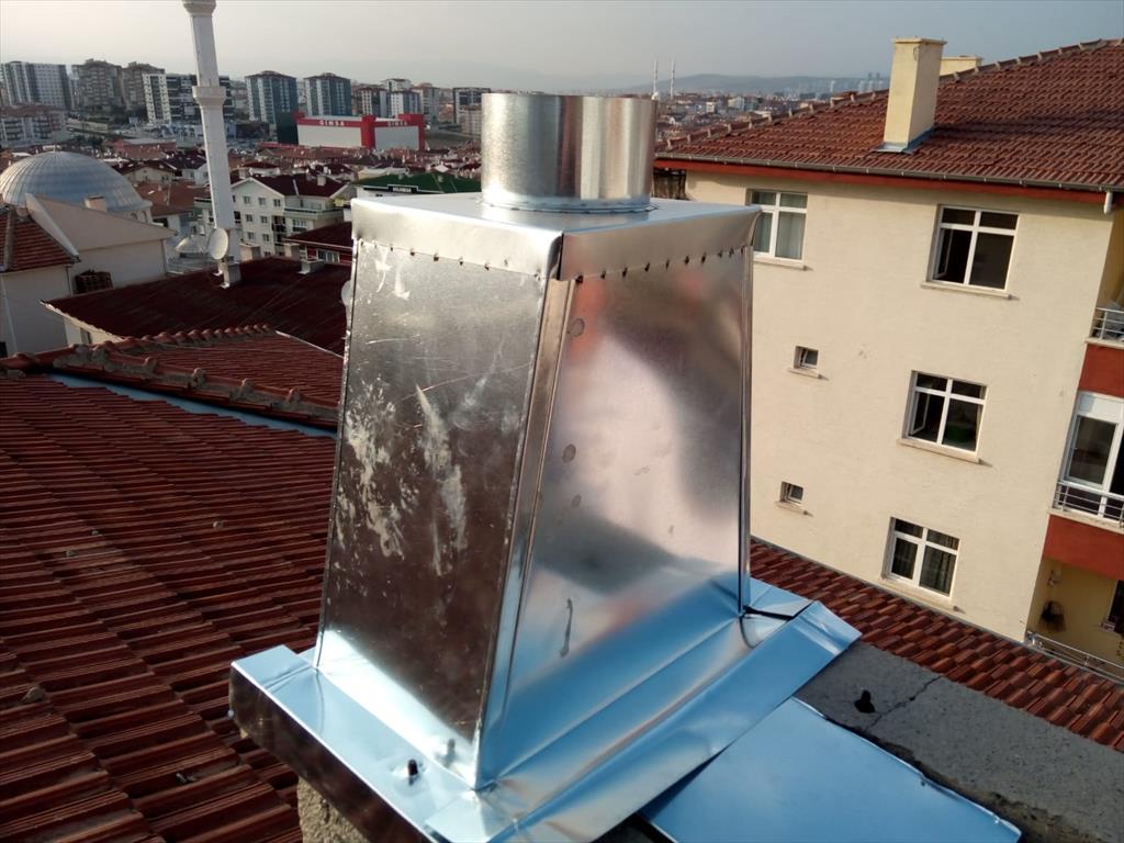   Havalandırma sistemi kanalı endüstriyel mutfak inox paslanmaz krom Rollmot havalandırma davlumbaz evyeli tezgah çalışma tezgahı 0549 549 76 09