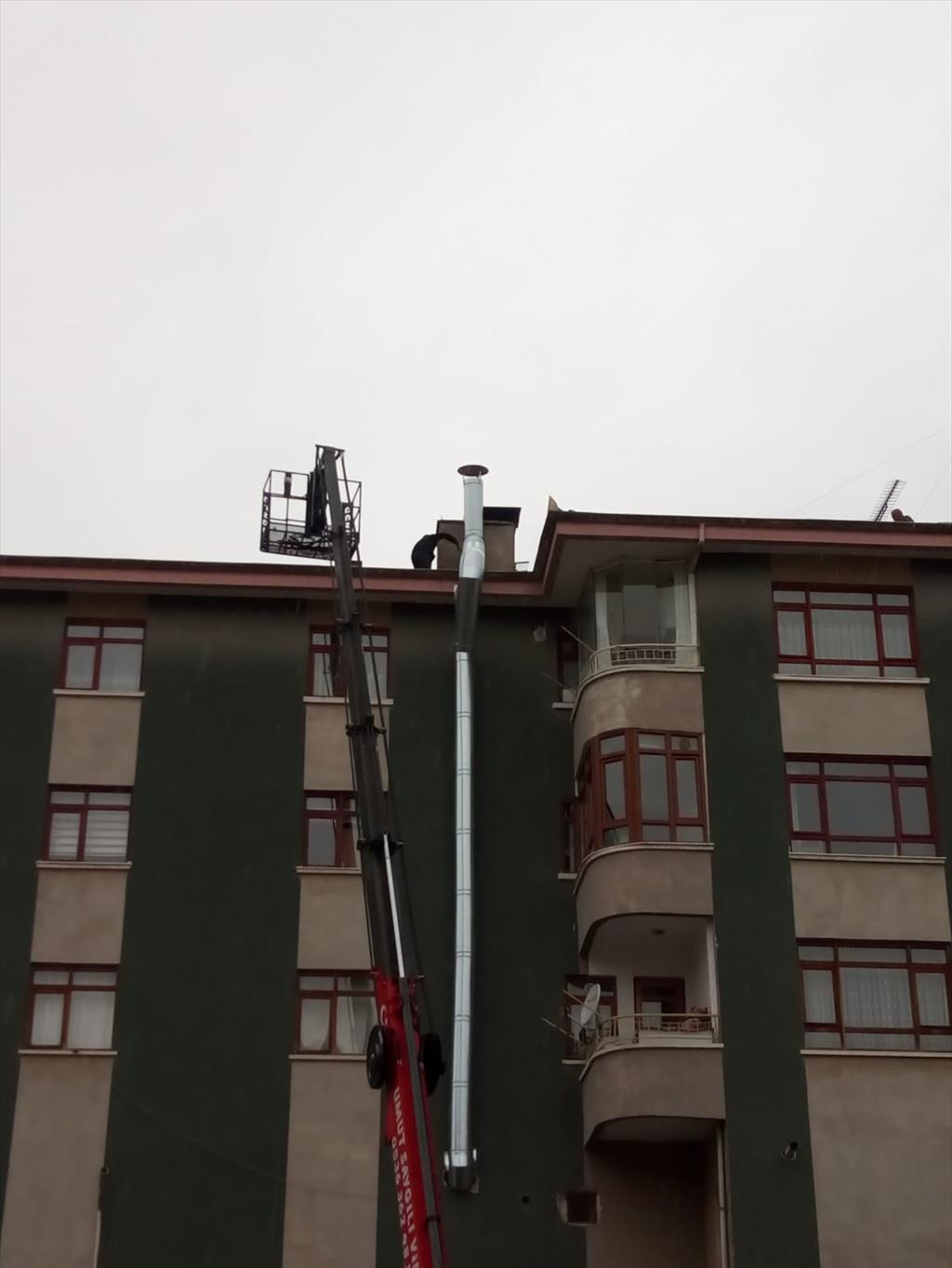   Ankara baca çift evyeli tezgah çalışma tezgahı esmatik rüzgar gülü baca salyangozu davlumbaz havalandırma sistemleri kanalı baca 0549 549 76 09